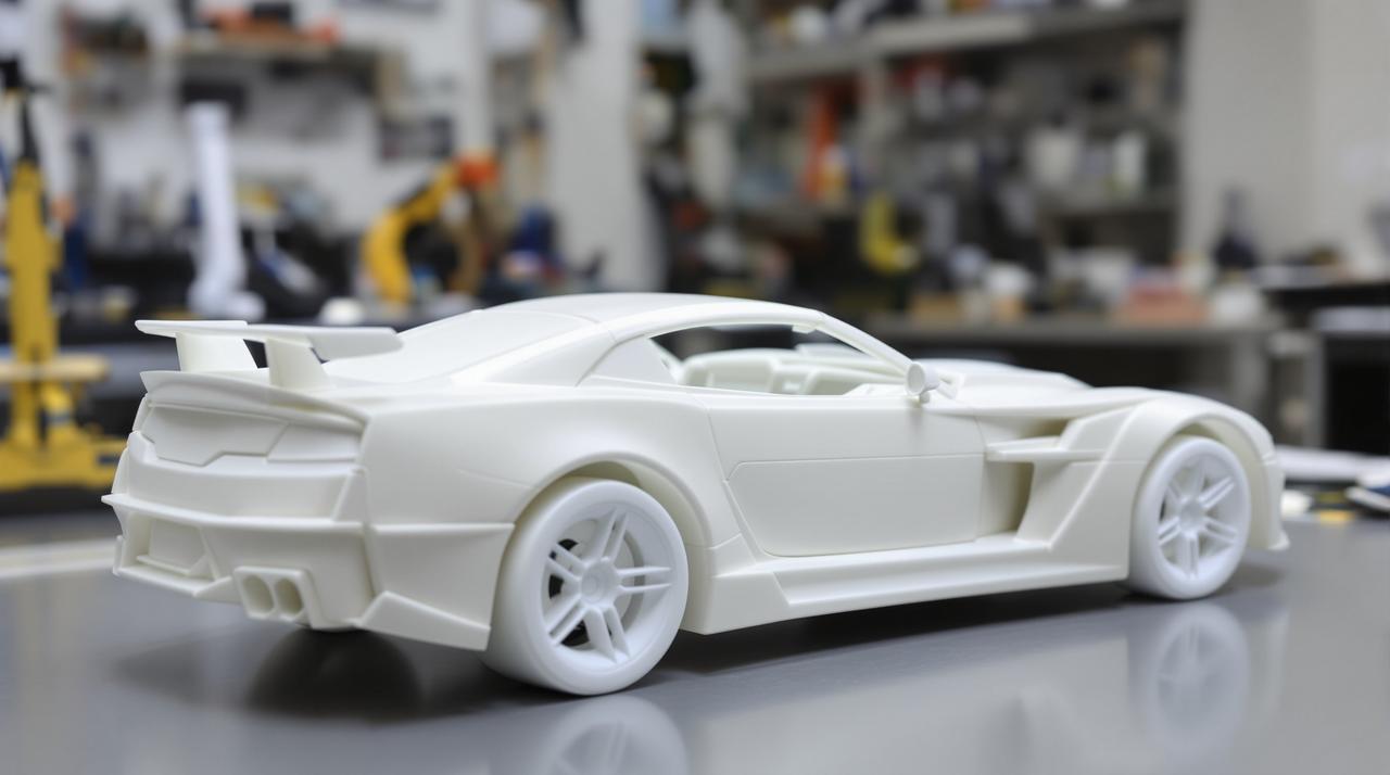 手工制作:用3D打印造一辆跑车模型